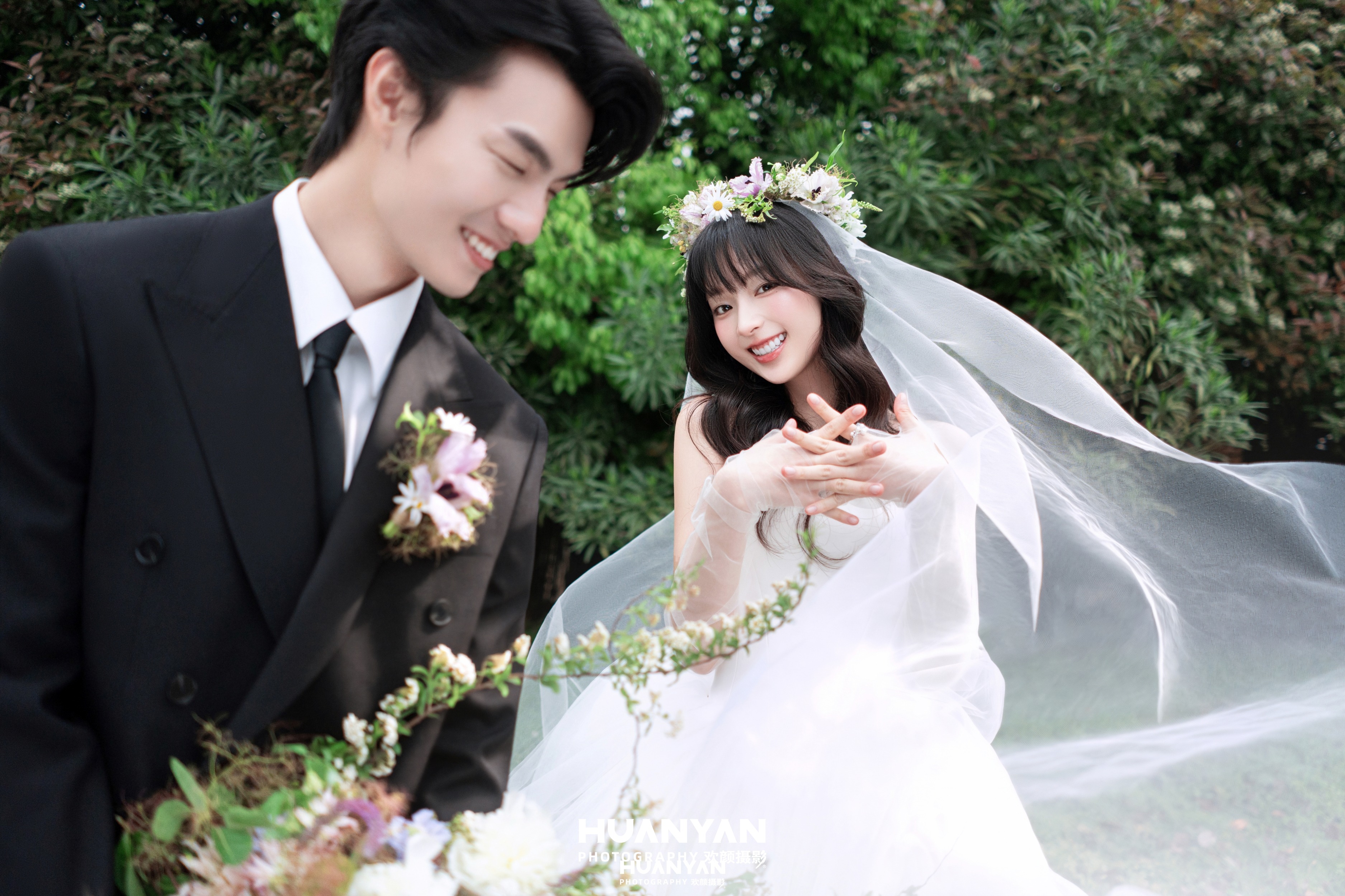 森屿私语客片第7张｜清新自然婚纱照，摄于户外自然