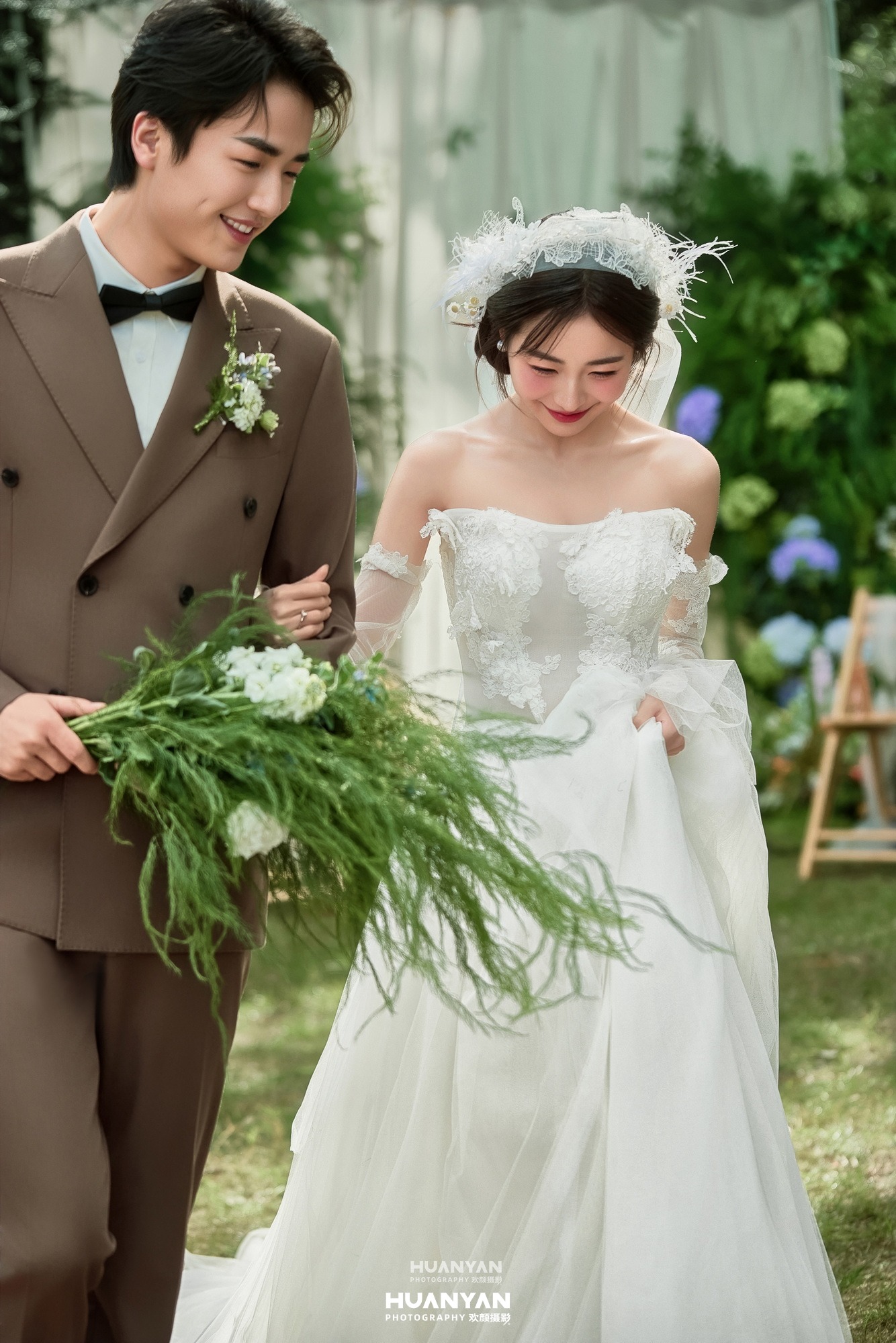 清新自然婚纱照 · 户外自然场景 · 风遇林野客片