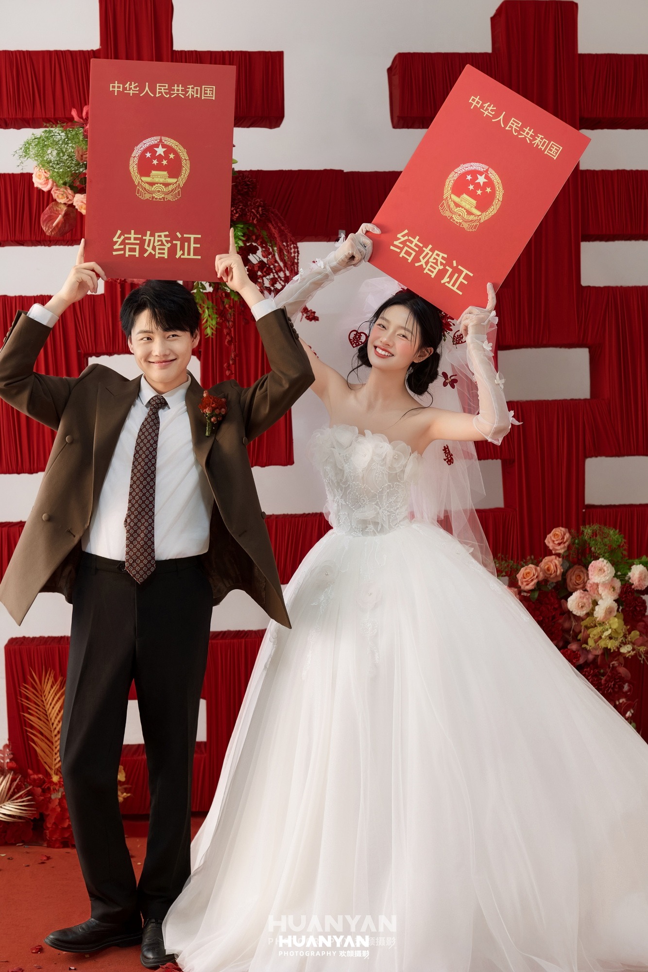 韩式温柔婚纱照 · 室内影棚场景 · 绯幕初见客片